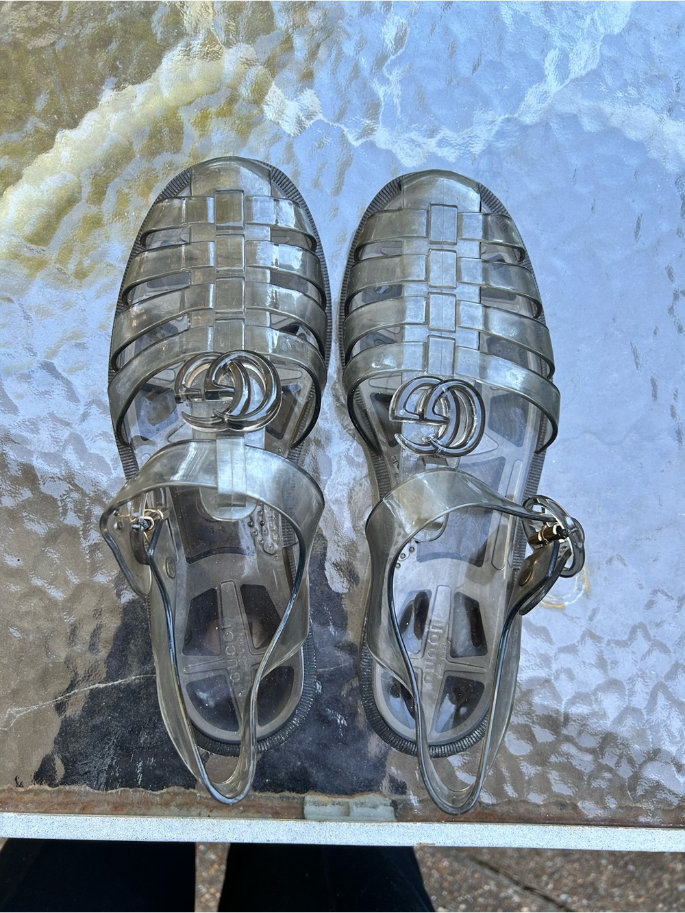 Updated listing: Gucci Jelly Fisherman Sandals 8/38
